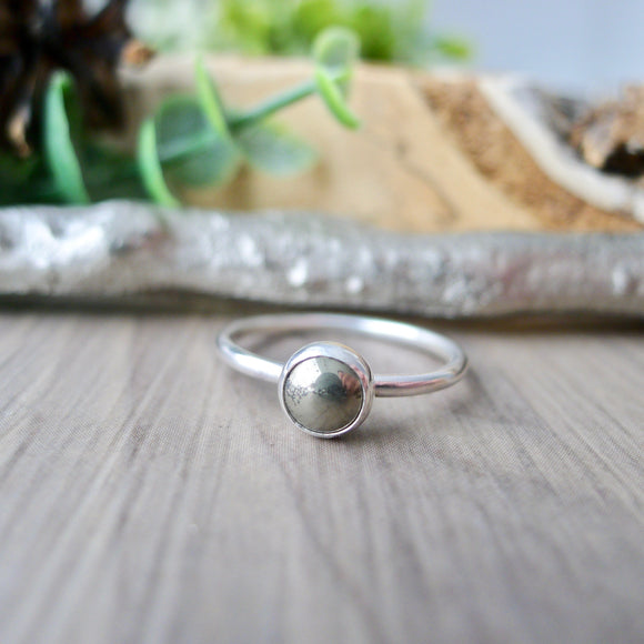 Pyrite Ring, Smooth