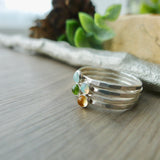 Birthstone Ring, Family Stacking Rings