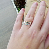 Birthstone Ring, Family Stacking Rings