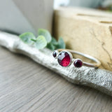 Garnet Ring, Triple