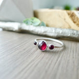 Garnet Ring, Triple