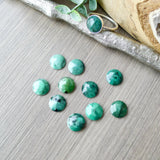 Emerald Ring, Round, Faceted
