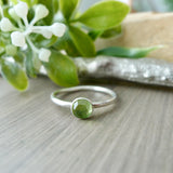 Peridot Ring, Faceted