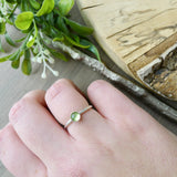 Peridot Ring, Faceted