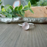 Rose Quartz Ring, Large