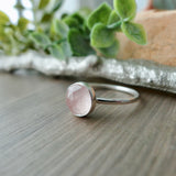 Rose Quartz Ring, Large