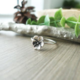 Pansy Flower Ring