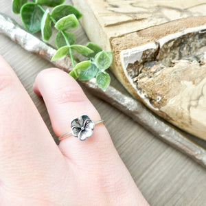 Pansy Flower Ring