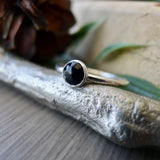 Onyx Ring, Faceted, 5mm