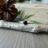 Onyx Ring, Faceted, 5mm