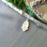 Sterling Opal, Tear Drop, Floral