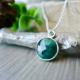 Emerald Necklace, Faceted Round