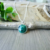 Emerald Necklace, Faceted Round
