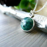 Emerald Necklace, Faceted Round