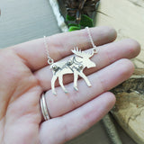 Moose Necklace, Pyrite