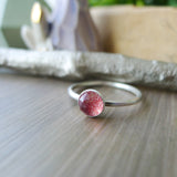 Strawberry Quartz Ring