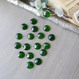 Chrome Diopside Ring, Faceted Round 10mm