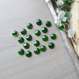 Chrome Diopside Ring, Faceted Round 10mm