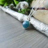 Grandidierite Necklace, Faceted, Round 8mm