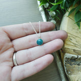 Grandidierite Necklace, Faceted, Round 8mm