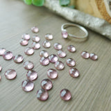 Malaya Garnet Ring, Faceted, Round