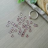 Malaya Garnet Ring, Faceted, Round