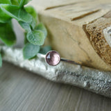 Malaya Garnet Ring, Faceted, Round