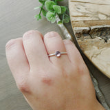 Malaya Garnet Ring, Faceted, Round
