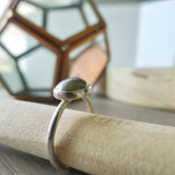Pyrite Ring, Smooth Oval