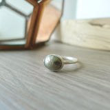 Pyrite Ring, Smooth Oval