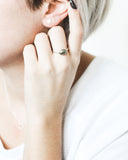 Pyrite Ring, Smooth Oval
