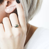 Pyrite Ring, Smooth Oval
