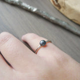 Pebble Ring, Blackened