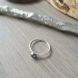 Pebble Ring, Blackened