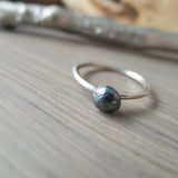 Pebble Ring, Blackened