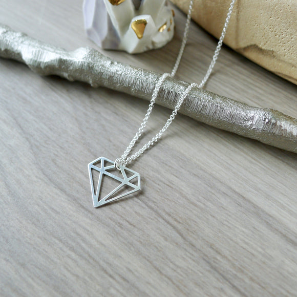 Diamond Necklace, Thin