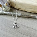 Heart Necklace, Geometric