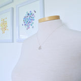 Heart Necklace, Geometric
