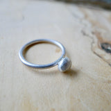 Pebble Ring, Silver