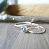 Labradorite Ring, Faceted