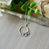 Family Necklace, Flower Wreath