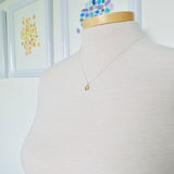 Citrine Necklace, Smooth Oval