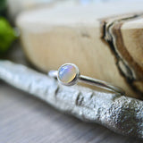 Opal Ring, Smooth Round