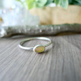 Opal Ring, Smooth Oval