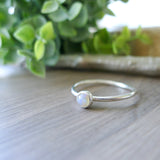 Opal Ring, Smooth Round