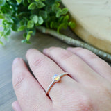 Opal Ring, Smooth Round