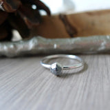 Diamond Ring, Hexagon, Salt and Pepper