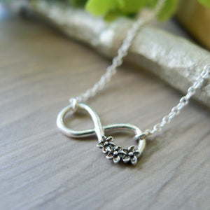 Flower Infinity Necklace
